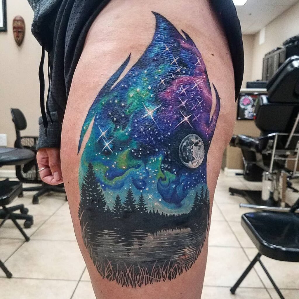 10 Amazing Space Inspired Tattoos  The Artsy Cosmos