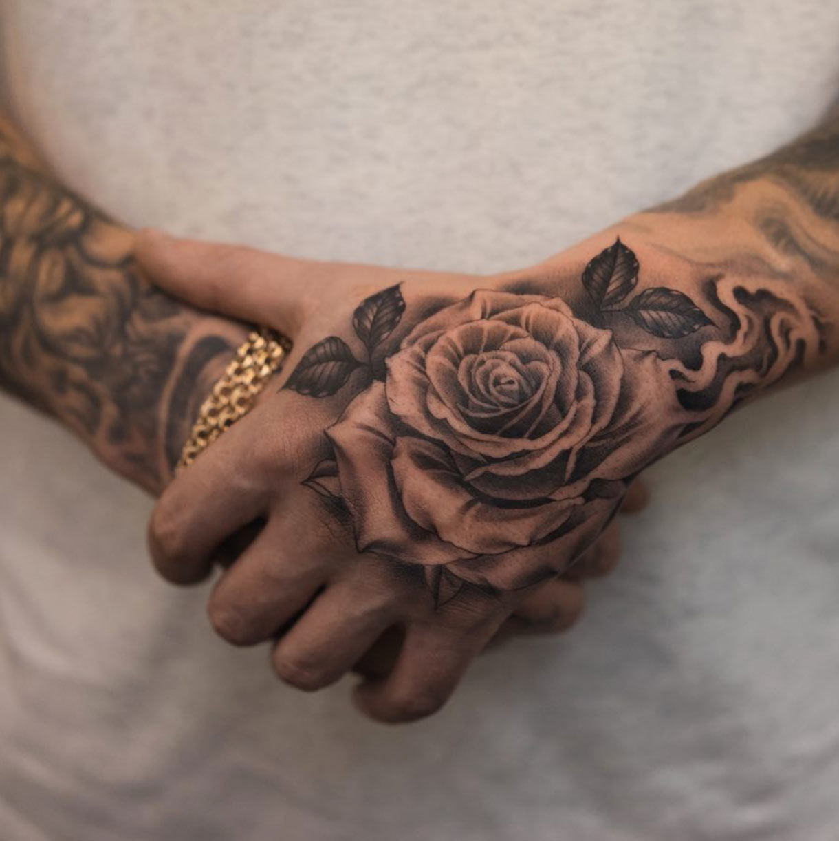 Rose tattoos for men