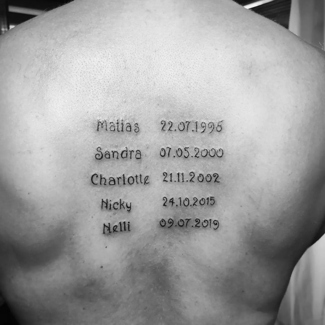 60+ Amazing Kid's Name Tattoos to Emphasize Your Bond — InkMatch