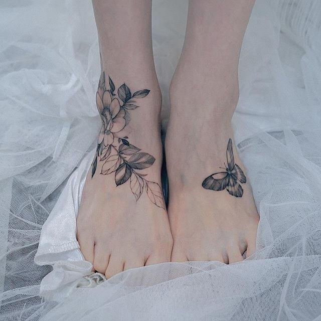 Why girls choose foot tattoos