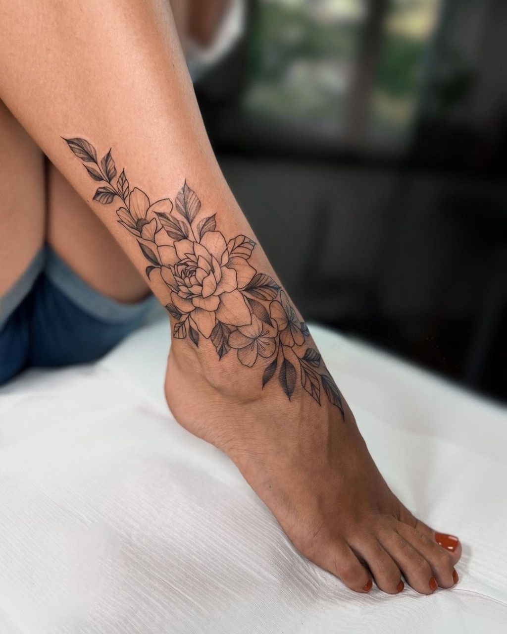 foot to leg cute tattooTikTok Search