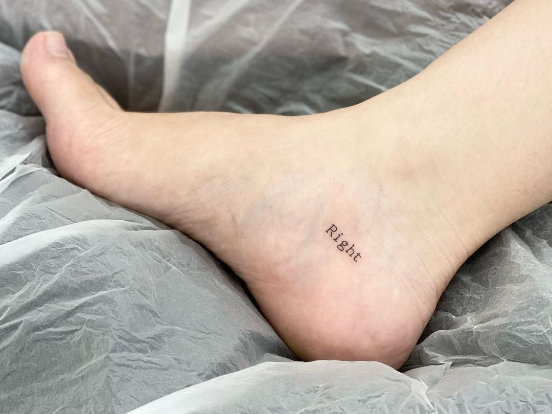 Peculiarities of foot tattoo care