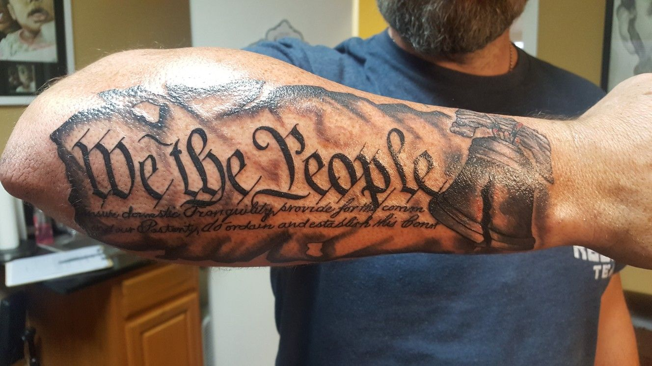 60 Patriotic  Independent We The People Tattoo Designs 2023  InkMatch