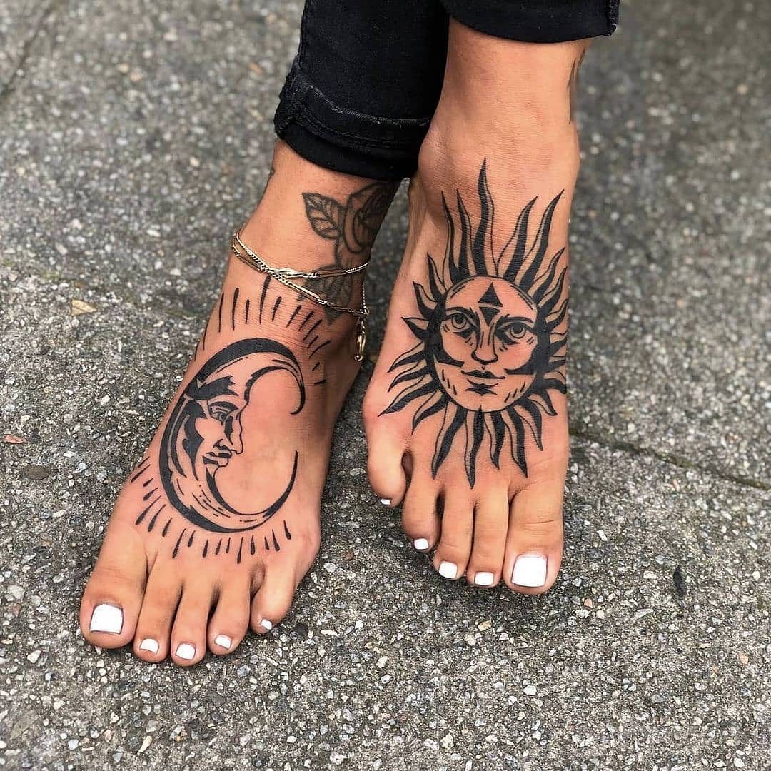 Cool foot tattoos