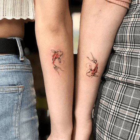 Matching best friend tattoos