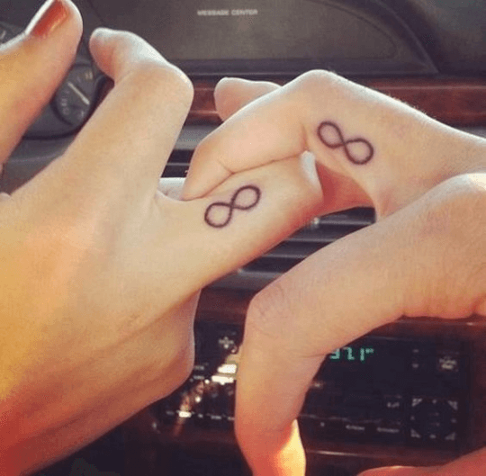Infinity friend tattoo