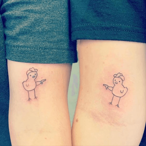 Funny best friend tattoos