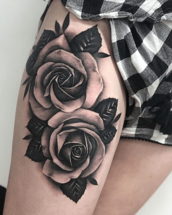 Flower tattoo  Visions Tattoo and Piercing