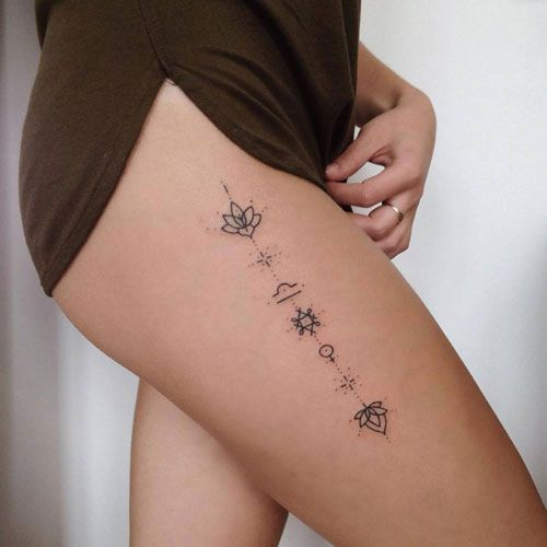 Amazon.com : Simply Inked Astrology Temporary Tattoo Pack of 5 (Sagittarius)  : Beauty & Personal Care