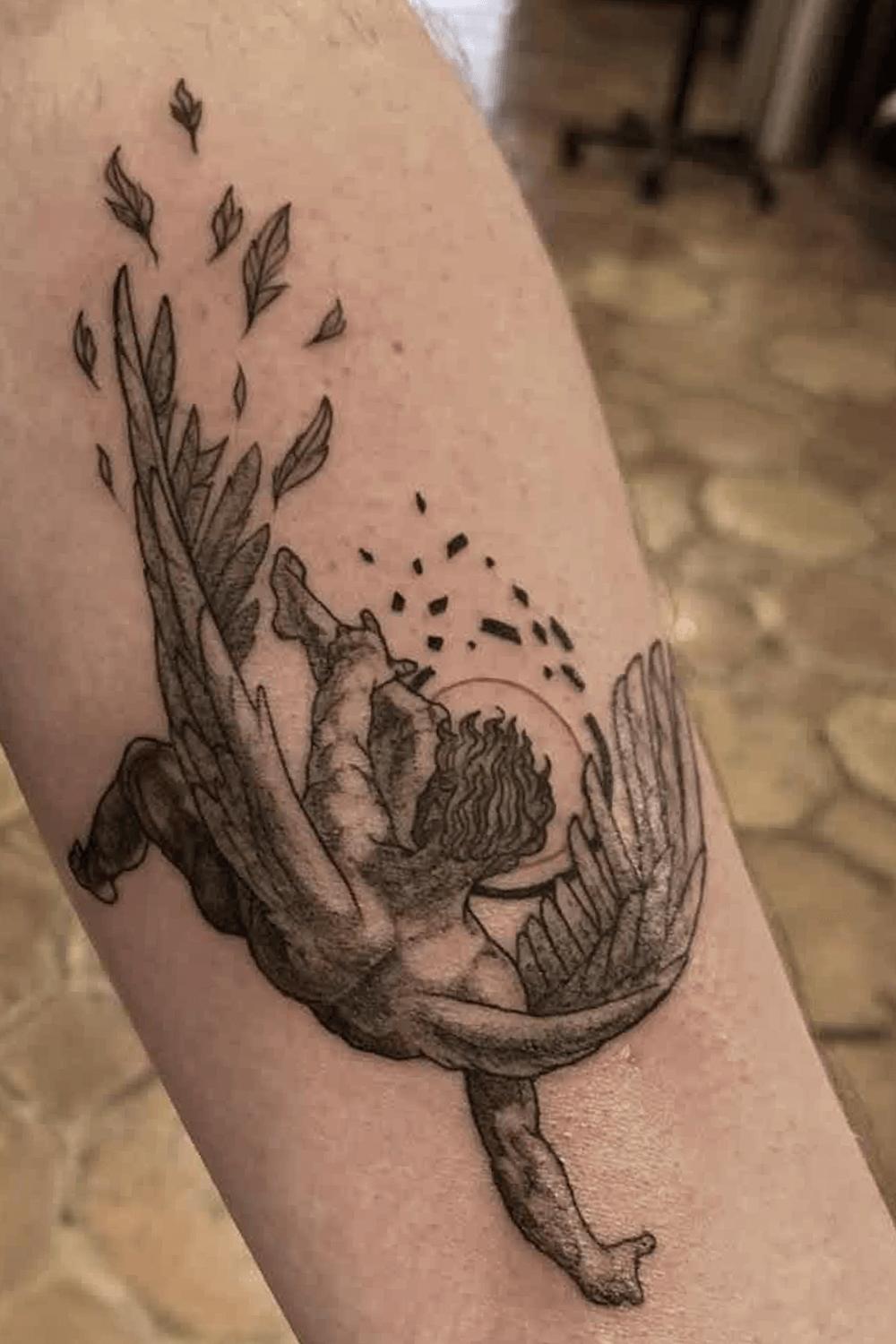 fallen angel tattoo by Sindricfh on DeviantArt