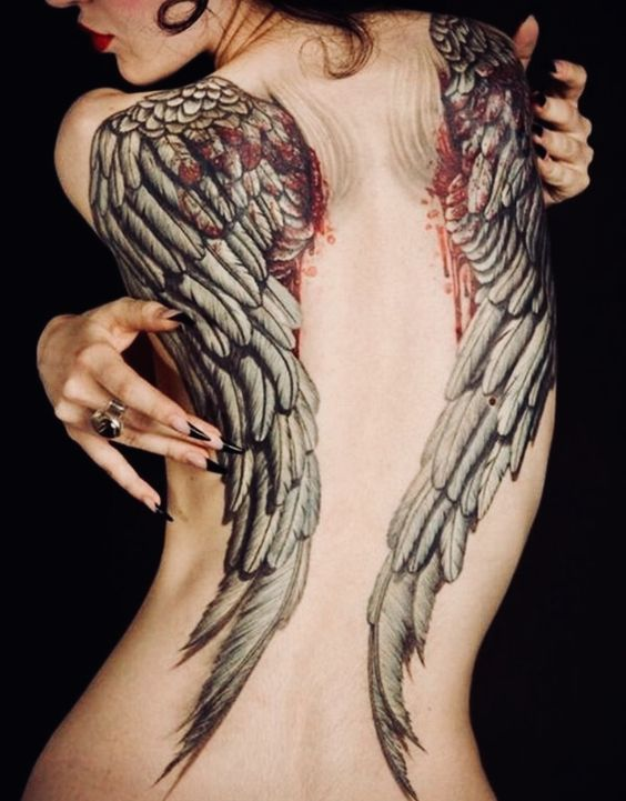 Tattoo Design  Broken stone wing left by rockgem on DeviantArt