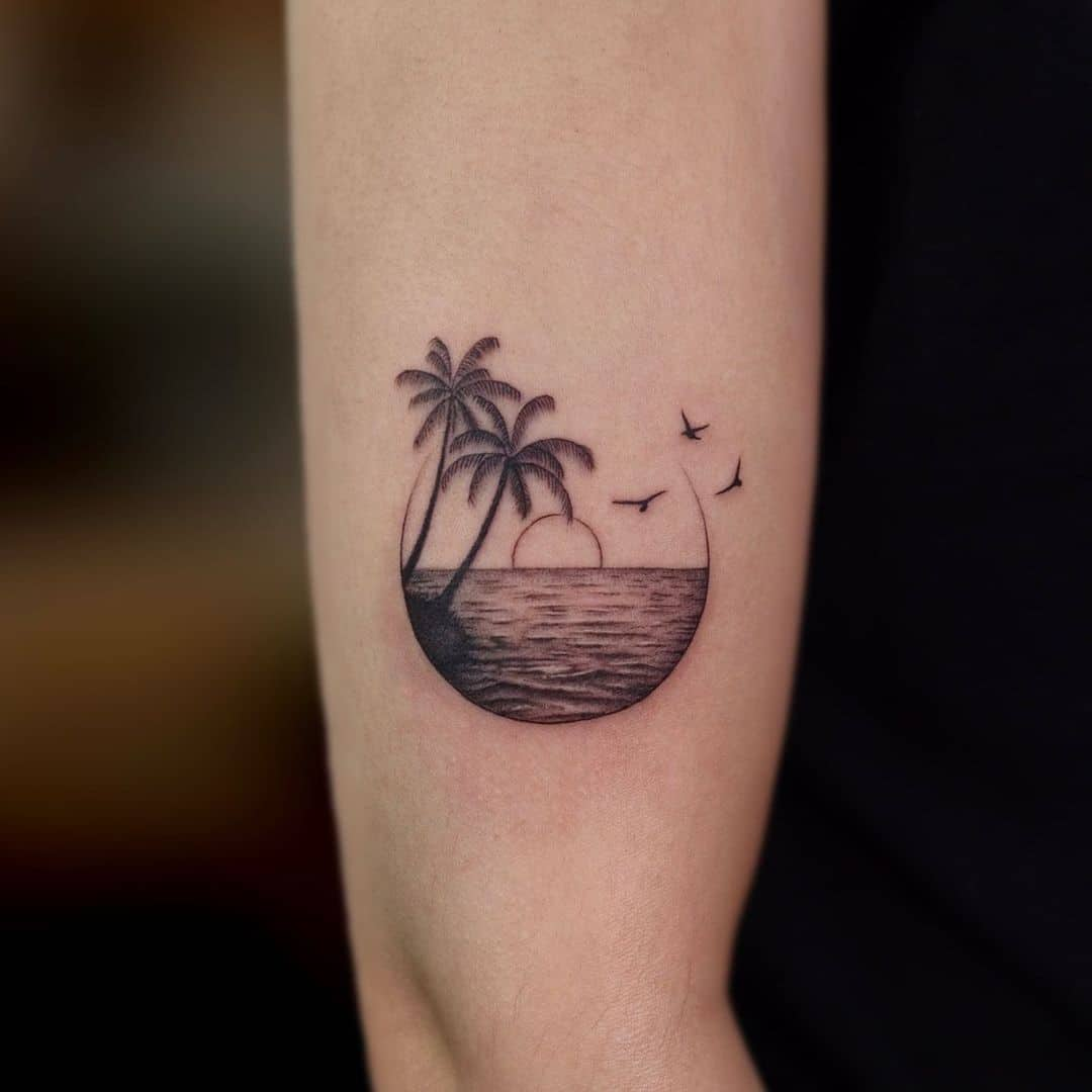 Palm Tree Tattoos - Photos of Works By Pro Tattoo Artists | Palm Tree  Tattoos