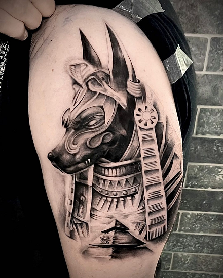 Evil Anubis Tattoo