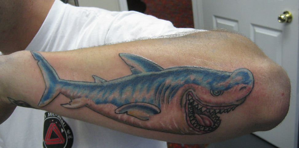 Shark tattoo by Marek Hali | Photo 31321