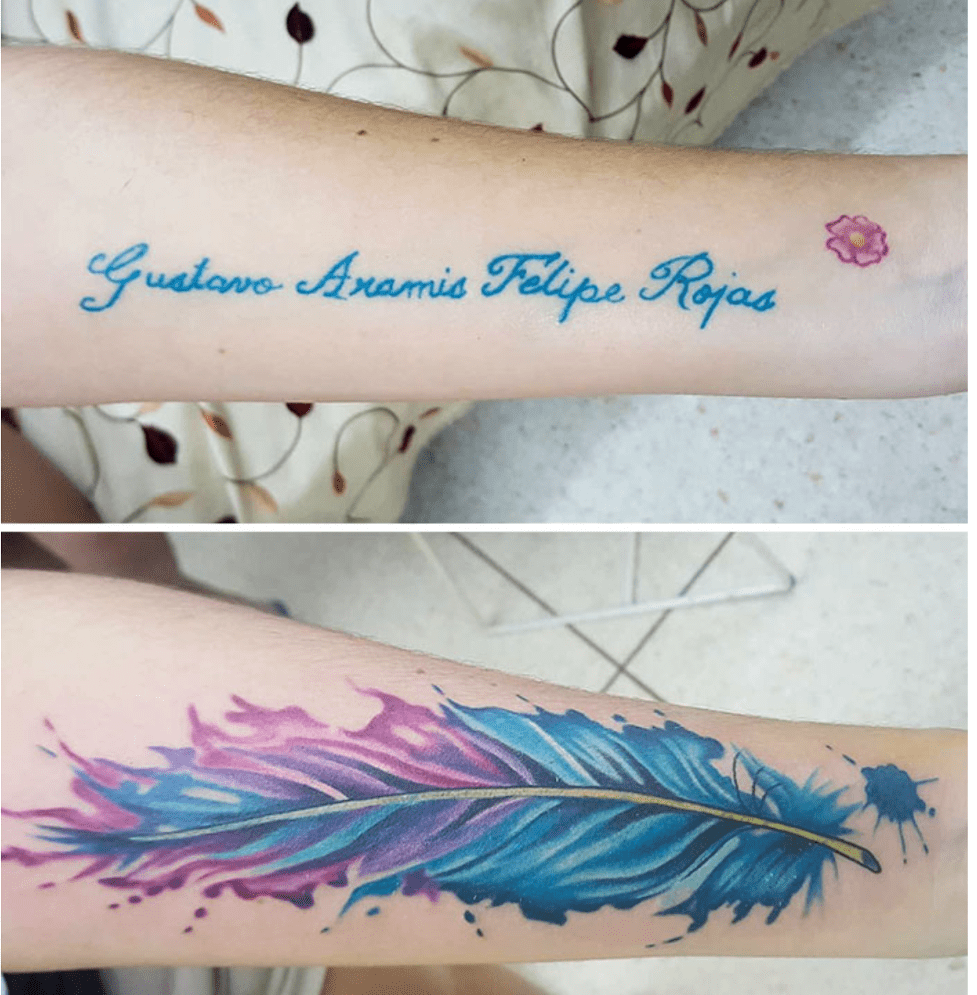 Cover-up Tattoo Ideas For Names To Start A New Stage Of Life — InkMatch