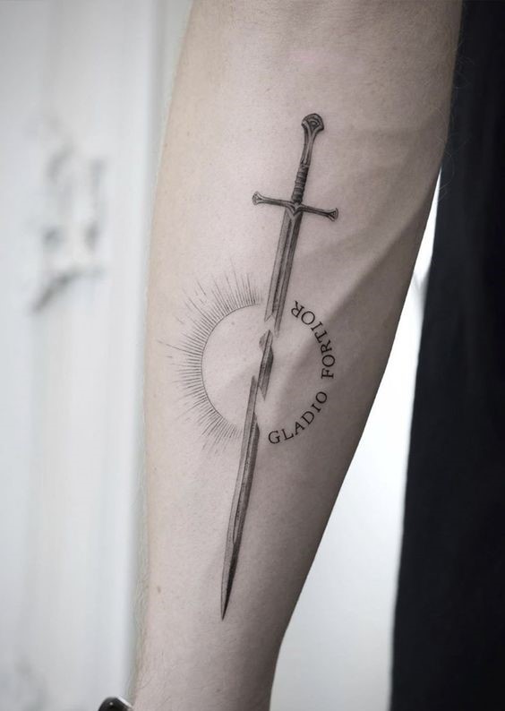 Sword Tattoos - 27 Mighty Collection | Design Press