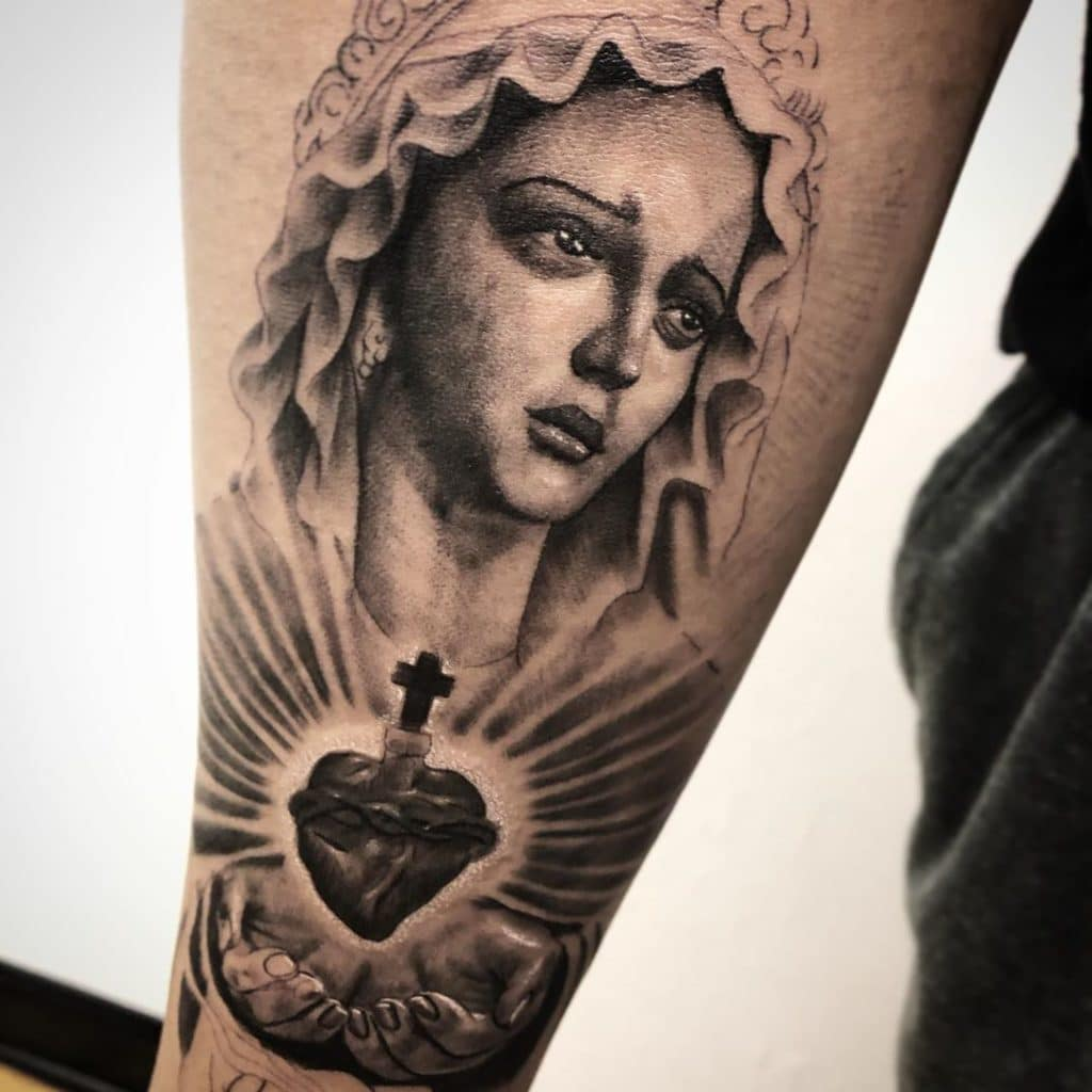 60+ Divine Virgin Mary Tattoo Designs To Inspire You [2023] — InkMatch