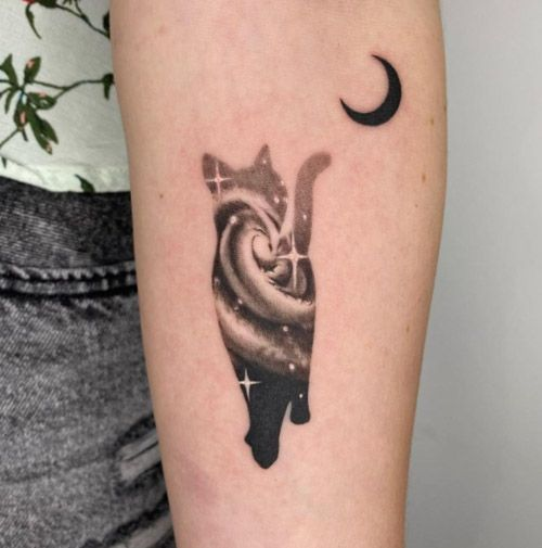 Cat Tattoo Symbolize