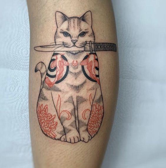Tattoo uploaded by Monica Gomes  Little cat memorial tattoo It was his  favourite blanket  Tattoodo