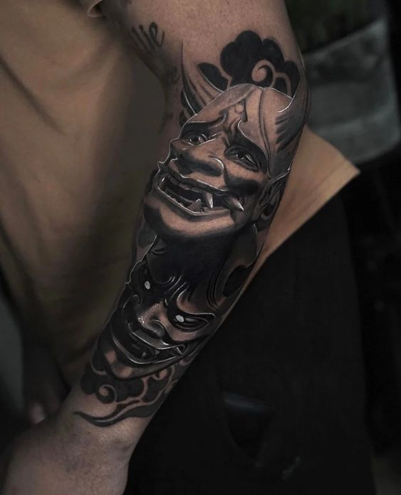 Hannya Mask Tattoo Meaning: Duality of the Symbol