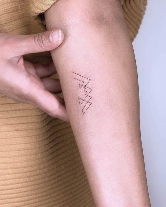 Minimalist mountain tattoo wrist - indicomedy