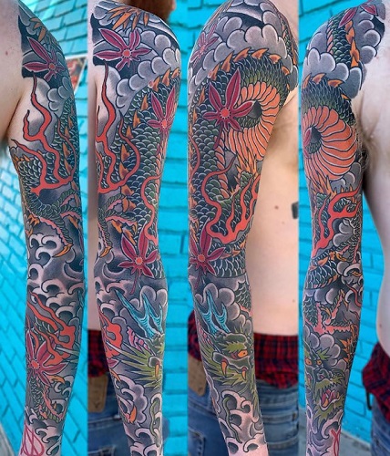Dragon Tattoos for Couples @hawktattooofficial @selectcitywalk . . . # dragontattoo #tattoo #dragon #tattoos #japanesetattoo #ink #art…