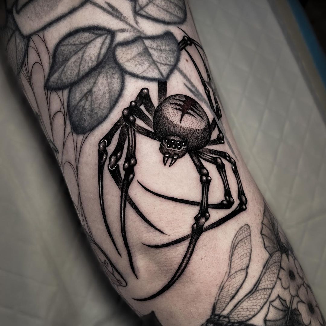 Tribal Spider Skull Tattoo – Tattoo for a week