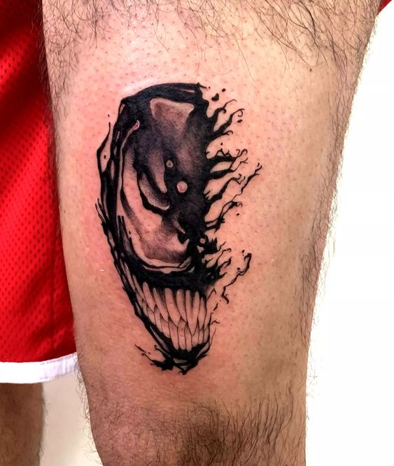Insanely good Venom tattoo : r/Marvel