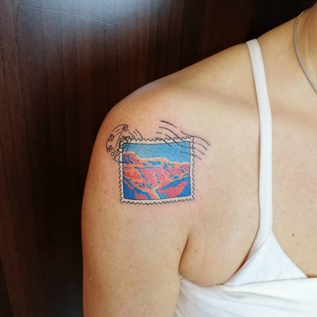 The Grand Canyon is probably the most famous symbol of Arizona. And a great tattoo idea.