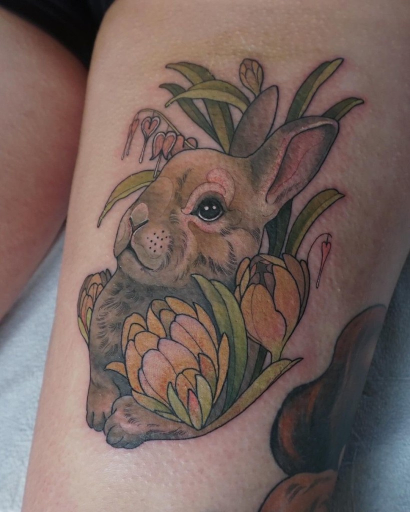 Melise Hill and her animal tattoos, @melisehilltattoo on Instagram