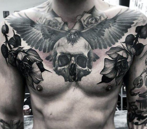 chest tattoo for men