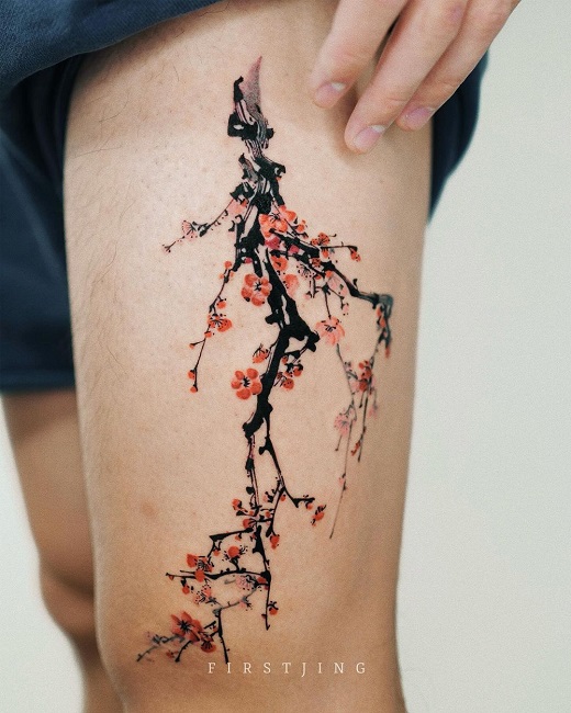 Tattoos by Firstjing with traditional Chinese culture elements