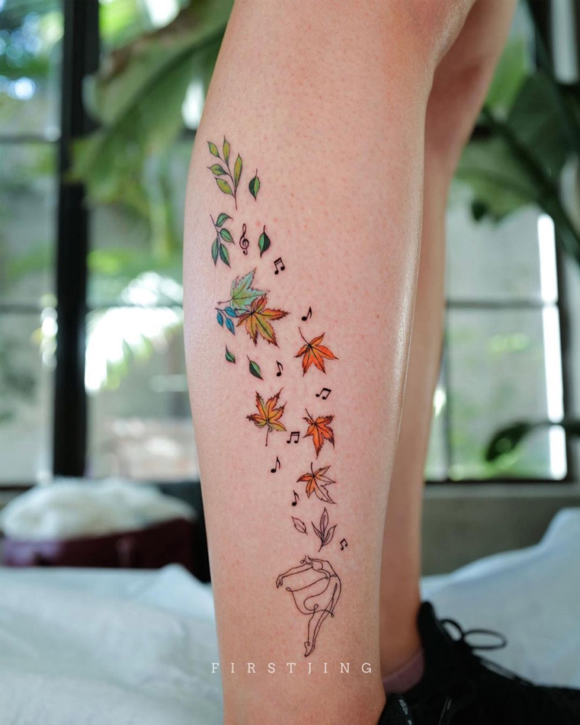 Firstjing’s fineline color tattoos