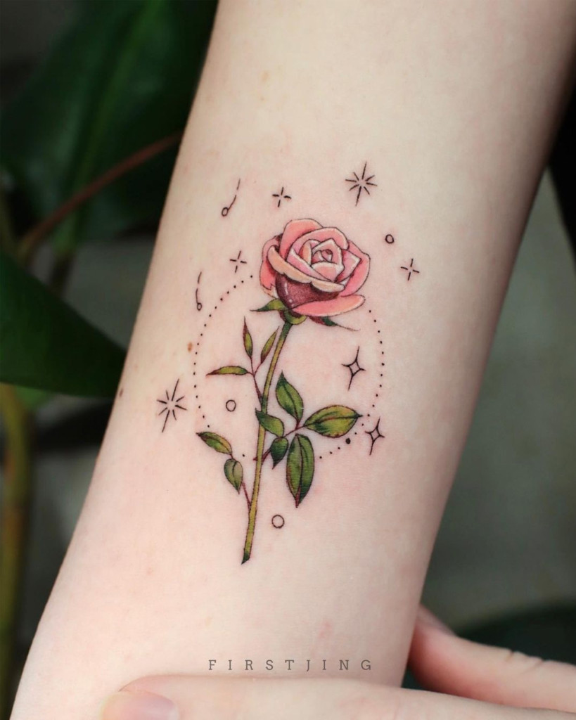 Flower tattoos by Firstjing 