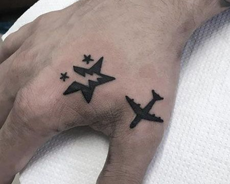 Small Anchor Temporary Tattoo Set (2 tattoos) – TattooIcon