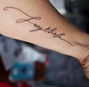 love placement and idea Parents signatures  Signature tattoo placement Signature  tattoos Tattoos