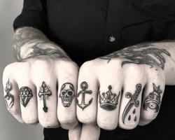 tatuagens simples de dedo