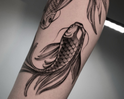 Significado de tatuagens de Carpas (peixe Koi), BlendUp Tattoos
