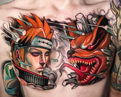 Gon Tattoo Hunter x Hunter  Anime tattoos Tattoos Monster tattoo