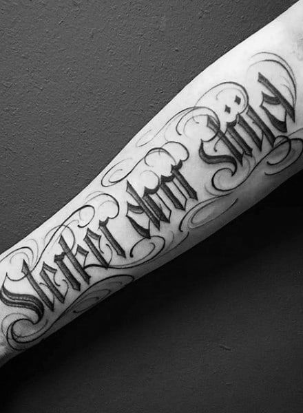Art Of Tattoo Fonts: Best Designs And Useful Tips [2023] — InkMatch