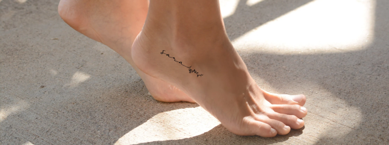 Girly Foot Tattoos