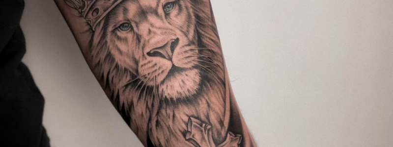 Unique Lion Tattoos for Men