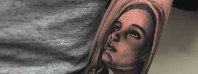 TODAY IS VENERATED VIRGIN MARY discover tattoos of Mother Mary – SANTIAGO  SPIRIT