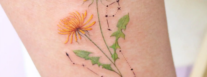 Eye-Catching Dandelion Tattoos