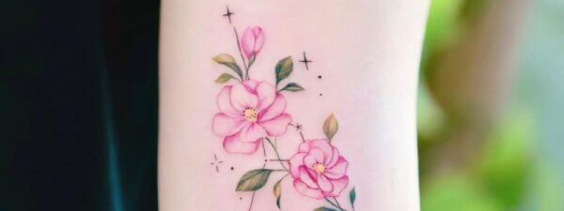 Tender And Minimalistic: 68 Birth Flower Tattoos [2023]