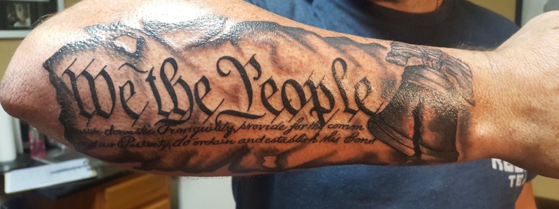 60+ Patriotic & Independent We The People Tattoo Designs [2023] - InkMatch