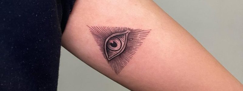 Triangle eye tattoo meaning