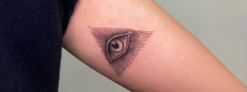 Eye triangle tattoo meaning